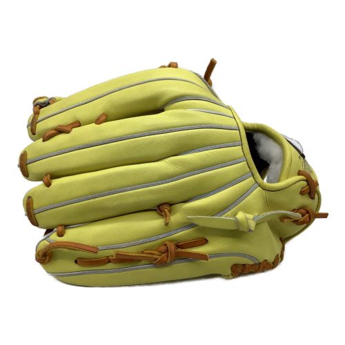 MIZUNO (ミズノ) 硬式グローブ イエロー HAGA JAPAN プレキシーエリートレザー ミズノプロオーダー イチローモデル 外野用