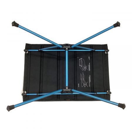 Helinox (ヘリノックス) アウトドアテーブル 60×40×39㎝ ブラック×ブルー 1822171 テーブルワン ハードトップ