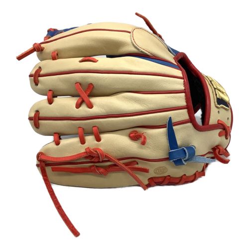 Wilson (ウィルソン) 硬式グローブ アイボリー×ブルー プロストックレザー ・ケース付 内野用