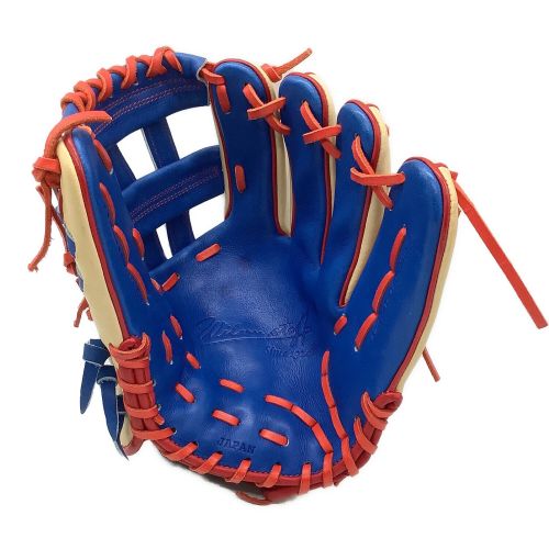 Wilson (ウィルソン) 硬式グローブ アイボリー×ブルー プロストックレザー ・ケース付 内野用