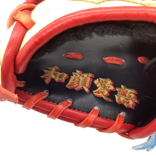 Wilson (ウィルソン) 硬式グローブ アイボリー×ブルー プロストックレザー ・ケース付 内野用