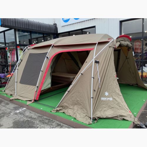 Snow peak (スノーピーク) ツールームテント 19年製 別売りロープ付 TP-671R ランドロック 約625x405x205cm 3～5人用