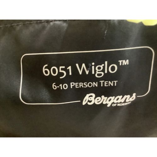 Bergans (ベルガンス) モノポールテント ウィグロ グリーン 6051 Wiglo 6-10人用 未使用品