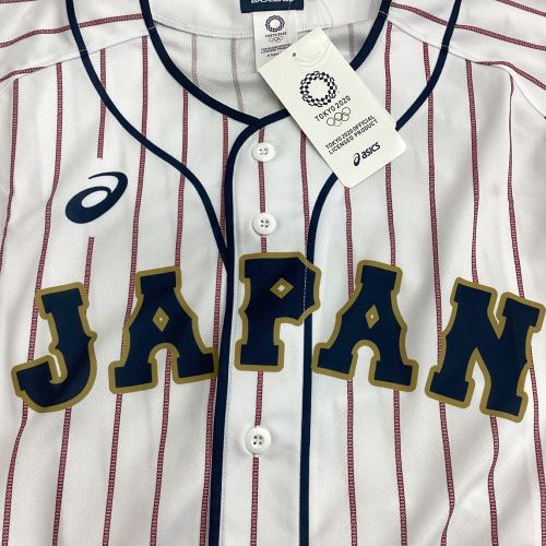 侍JAPAN (サムライジャパン) 応援グッズ SIZE L ホワイト アシックス・2020東京五輪 ユニフォーム