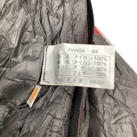 NANGA (ナンガ) ダウンシュラフ レッド×グレー UDD 630 DX 【冬用】
