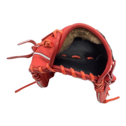 ZETT (ゼット) 硬式グローブ レッド 2024モデル PROSTATUS SE BPROG560S