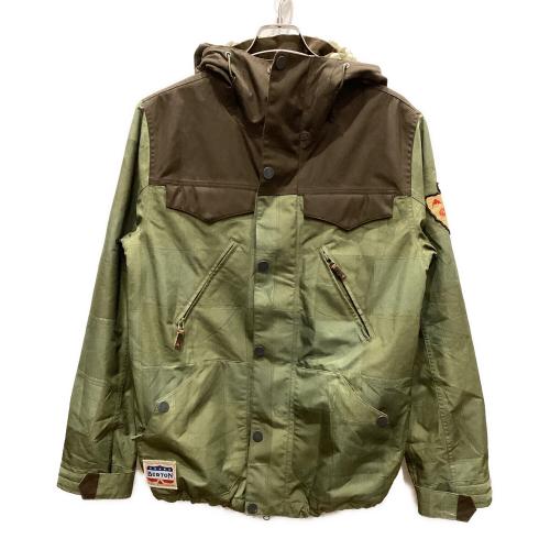 BURTON (バートン) スノーボードウェア(ジャケット) メンズ SIZE S グリーン×ブラウン MB FOLSOM JK