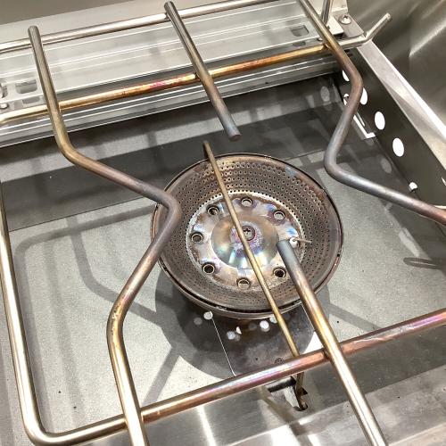 Snow peak (スノーピーク) ツインガスバーナー ギガパワーツーバーナー 液出し PSLPGマーク有 GS-230 2009年製 使用燃料【OD缶】