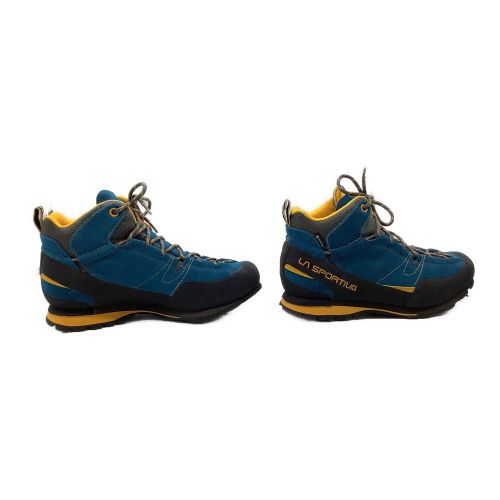 LA SPORTIVA (スポルティバ) トレッキングシューズ メンズ SIZE 28cm ブルー ミドルカット GORE-TEX ボルダーX MID GTX 10-234 未使用品