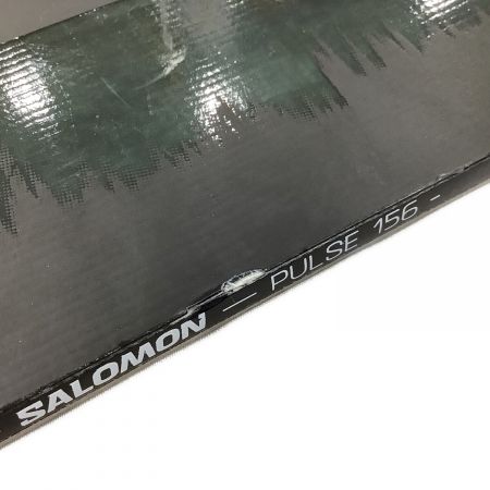 SALOMON (サロモン) スノーボード 156cm ブラック 2023-24年モデル ハイブリットキャンバー PULSE 156 ビンディング(ARBN Nature)付