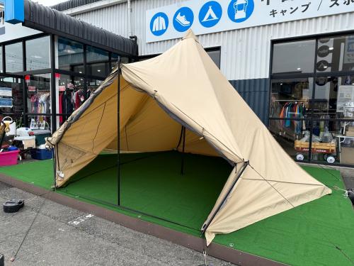 SABBATICAL (サバティカル) モノポールテント ライトベージュ モーニンググローリーTC 470×440×270(h)cm 2～4人用 TC素材