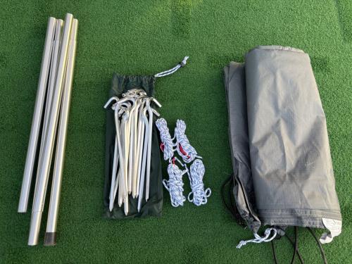 tentmark DESIGNS (テンマクデザイン) ソロテント グリーン TM-90046 パンダライト 240×240×150(h)cm 1～2人用