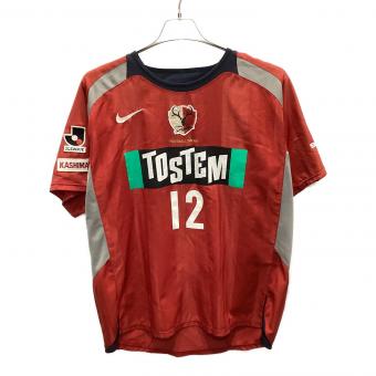 鹿島アントラーズ (カシマアントラーズ) サッカーユニフォーム メンズ SIZE XL レッド NIKE 2006年ホーム 【12】サポーターズナンバー
