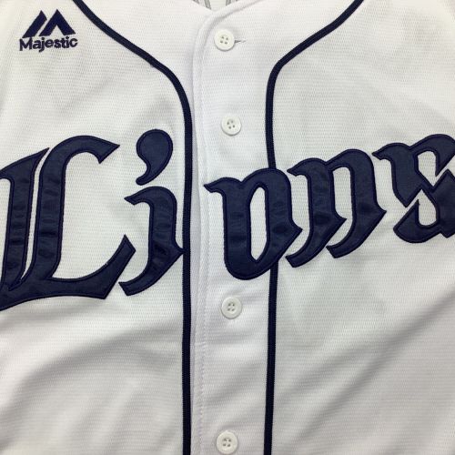 埼玉西武ライオンズ (サイタマセイブライオンズ) 応援グッズ Lサイズ ホワイト Majestic 2016-2017ホーム 【13】高橋光成 ユニフォーム レプリカ