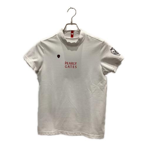PEARLY GATES (パーリーゲイツ) ゴルフウェア(トップス) レディース SIZE L ホワイト 2023年モデル モックネック 055-3167392