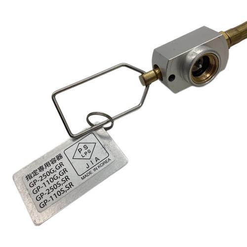 Snow peak (スノーピーク) シングルガスバーナー PSLPGマーク有 GS-360 2017年製 使用燃料【OD缶】