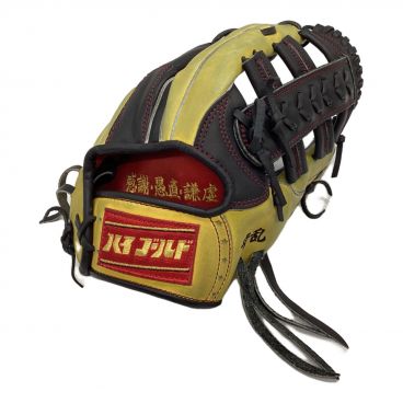 Hi Gold 軟式グローブ イエロー NATURAL FLEX 心極 KKG-7411｜トレファクONLINE