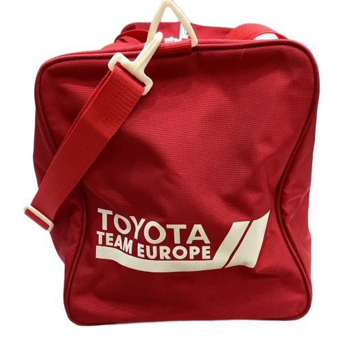 TOYOTA (トヨタ) ボストンバッグ レッド ヴィンテージ 非売品 TEAM EUROPE