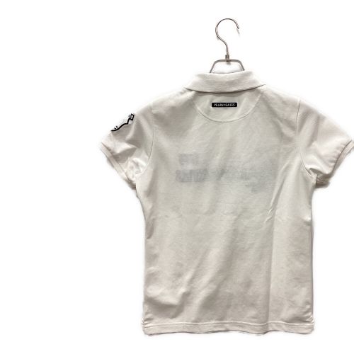 PEARLY GATES (パーリーゲイツ) ゴルフウェア(トップス) レディース SIZE M ホワイト 2020年モデル 半袖ポロシャツ 055-0160310