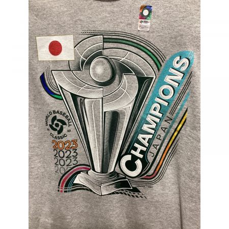 侍ジャパン (サムライジャパン) 応援グッズ SIZE M グレー WBC優勝記念