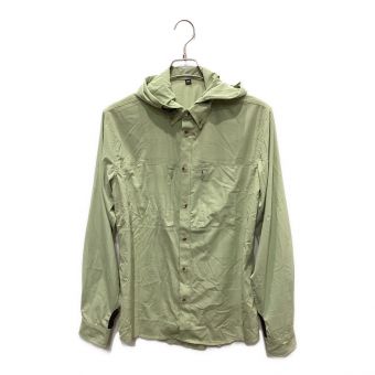 JOLLY GEAR トレッキングウェア(シャツ) メンズ SIZE M グリーン トリプルクラウン ボタンダウン ロングスリーブ