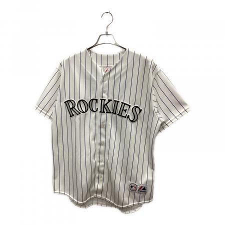 コロラド・ロッキーズ 応援グッズ ホワイト Majestic【7】松井稼頭央