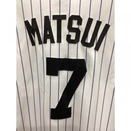 コロラド・ロッキーズ 応援グッズ ホワイト Majestic【7】松井稼頭央