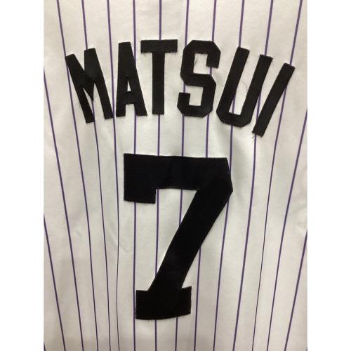 コロラド・ロッキーズ 応援グッズ ホワイト Majestic【7】松井稼頭央 ユニフォーム