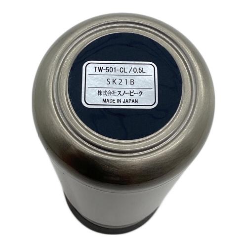 Snow peak (スノーピーク) ステンレス真空ボトルタイプM500クリア アウトドア食器 TW-501-CL 0.5L