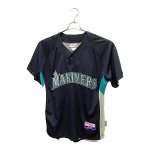 シアトル・マリナーズ (シアトルマリナーズ) 応援グッズ Lサイズ ネイビー Majestic ユニフォーム オーセンティック MLBA6800FC
