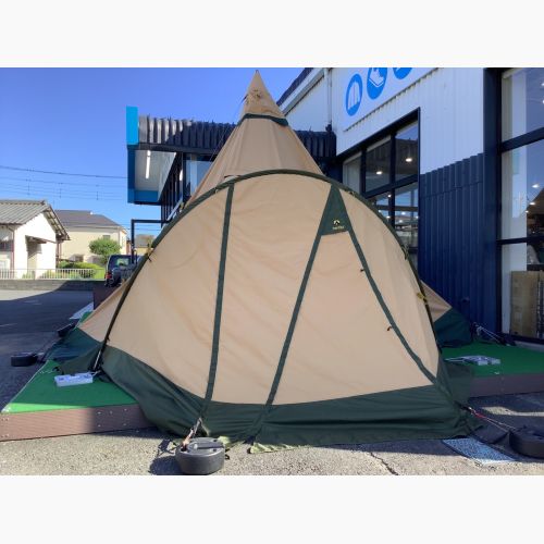 Tentipi (テンティピ) モノポールテント ジルコン9 CP&ポーチ9 CPセット 530×530×310cm 9人用