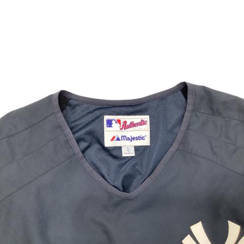 ニューヨーク・ヤンキース 応援グッズ SIZE L ネイビー ウインドブレーカー オーセンティックコレクション