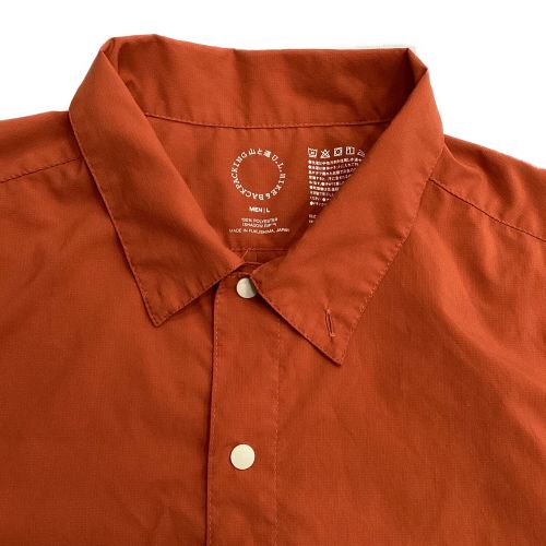 山と道 (ヤマトミチ) UL Short Sleeve Shirt メンズ SIZE L レッド