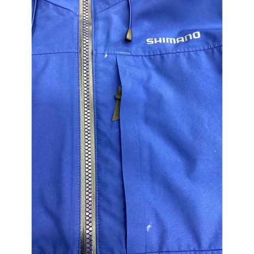 SHIMANO (シマノ) フィッシングレインウェア メンズ SIZE M ブルー GORE-TEX RB-01JU