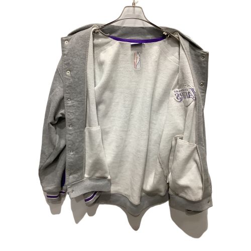 ロサンゼルス・レイカーズ (ミネアポリス・レイカーズ) スポーツウェア メンズ SIZE XL ライトグレー Reebok スウェットジャケット