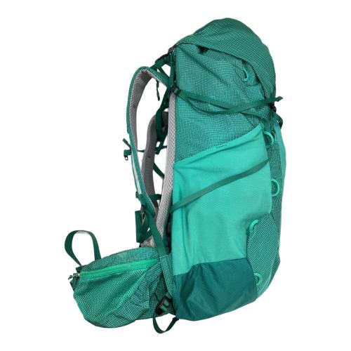 deuter (ドイター) バックパック ファーン×アルパイングリーン 2022年モデル エアコンタクトウルトラ50+5 背面長 約41～45cm 50L～(テント泊) 3360122