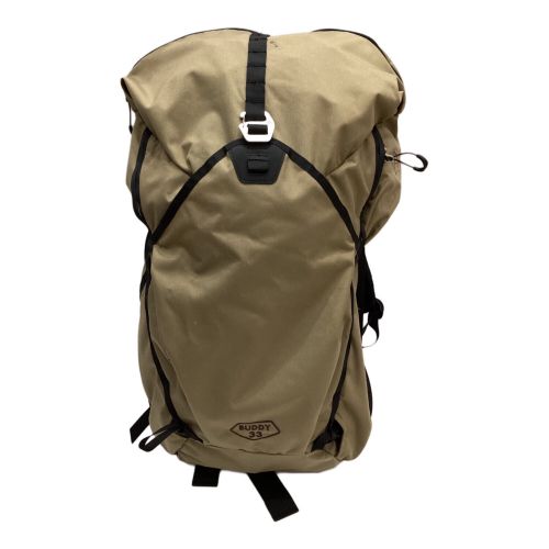 PAAGO WORKS (パーゴワークス) バックパック 33L ベージュ BUDDY 33 背面長 51cm以上 31-40L(山小屋泊)