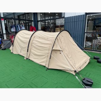 DOD (ディーオーディー) ツールームテント タン T2-604-TN カマボコテントソロTC 約450×170×120(h)cm 1～2人用 TC素材