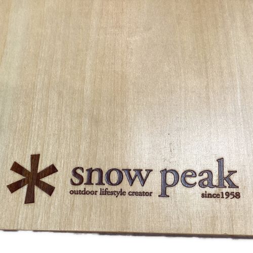 Snow peak (スノーピーク) ファニチャーアクセサリー 約84.5×22cm 廃盤品 シナベニヤ スライドトップ