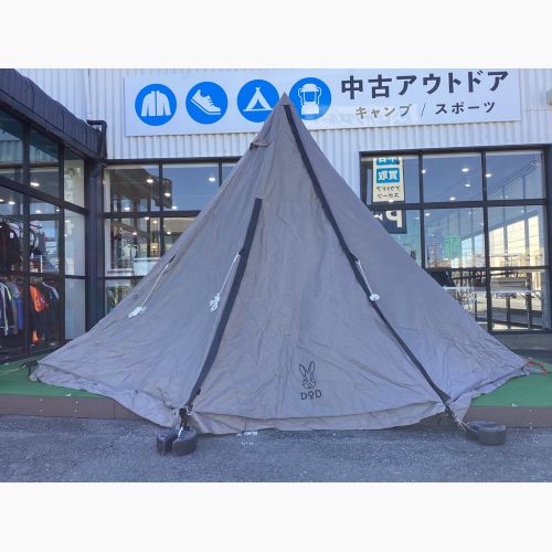 DOD (ディーオーディー) モノポールテント カーキグレー T6-662-GY ヤドカリテント 約460×460×300(h)cm 5～6人用