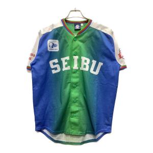 埼玉西武ライオンズ 応援グッズ SIZE S ブルー×グリーン ユニフォーム 西武鉄道100年 中島【3】