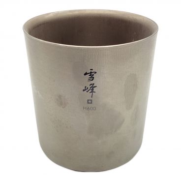 廃盤】スノーピーク 雪峰H600 スタッキングマグ 600ml【新品】 【公式