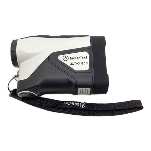 TecTecTec！JAPAN ゴルフ距離測定器 ホワイト 元箱・ケース付 ULT-X 800