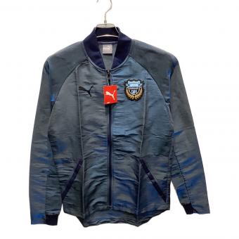 川崎フロンターレ (カワサキフロンターレ) サッカーウェア(トップス) メンズ SIZE S ネイビー PUMA 2019 プレマッチ セレモニー ジャケット 755044-11