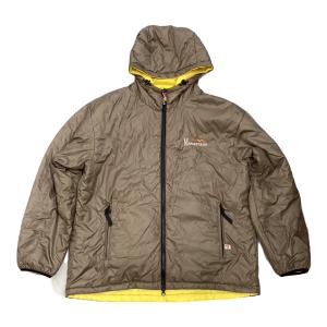 Manastash (マナスタッシュ) トレッキングウェア(ジャケット) メンズ SIZE L イエロー×ブラウン 7112107 Y2Kリバーシブルフーディ