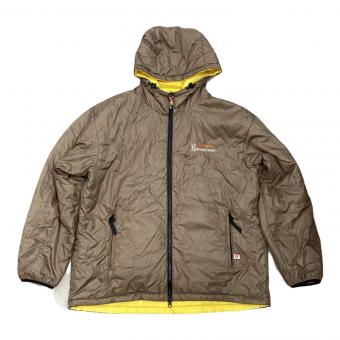 Manastash (マナスタッシュ) トレッキングウェア(ジャケット) メンズ SIZE L イエロー×ブラウン 7112107 Y2Kリバーシブルフーディ