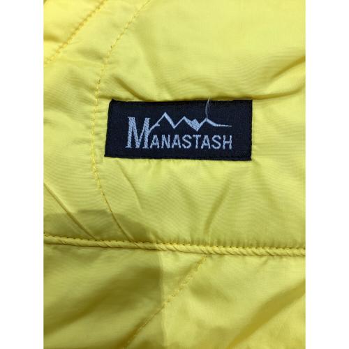 Manastash (マナスタッシュ) トレッキングウェア(ジャケット) メンズ SIZE L イエロー×ブラウン 7112107 Y2Kリバーシブルフーディ