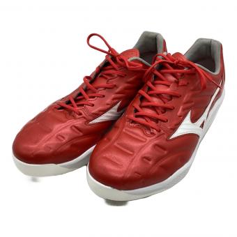 MIZUNO (ミズノ) 野球スパイク メンズ SIZE 27cm レッド ミズノプロクッションレボプロ ケース付 11GM243062