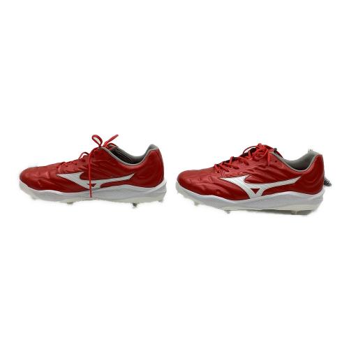 MIZUNO (ミズノ) 野球スパイク メンズ SIZE 27cm レッド ミズノプロクッションレボプロ ケース付 11GM243062