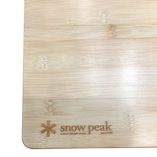 Snow peak (スノーピーク) アウトドアテーブル ワンアクションローテーブル竹